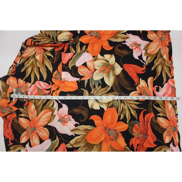 Tropical Trading Company men's floral button front Hawaiian‎ short sleeve shirt - Picture 9 of 12